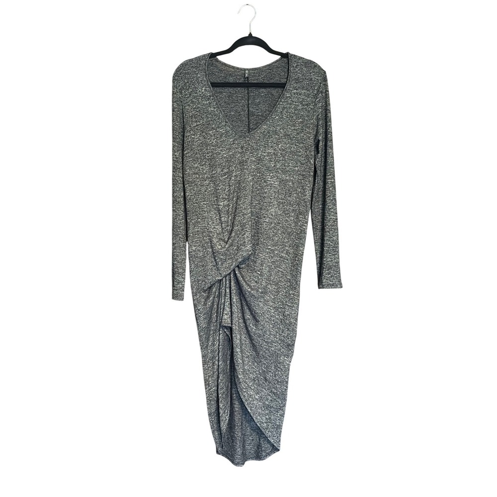 Riller & Fount Revolve Twist Front Asymmetrical Tulip Hem Midi Dress Size 1 (S)
